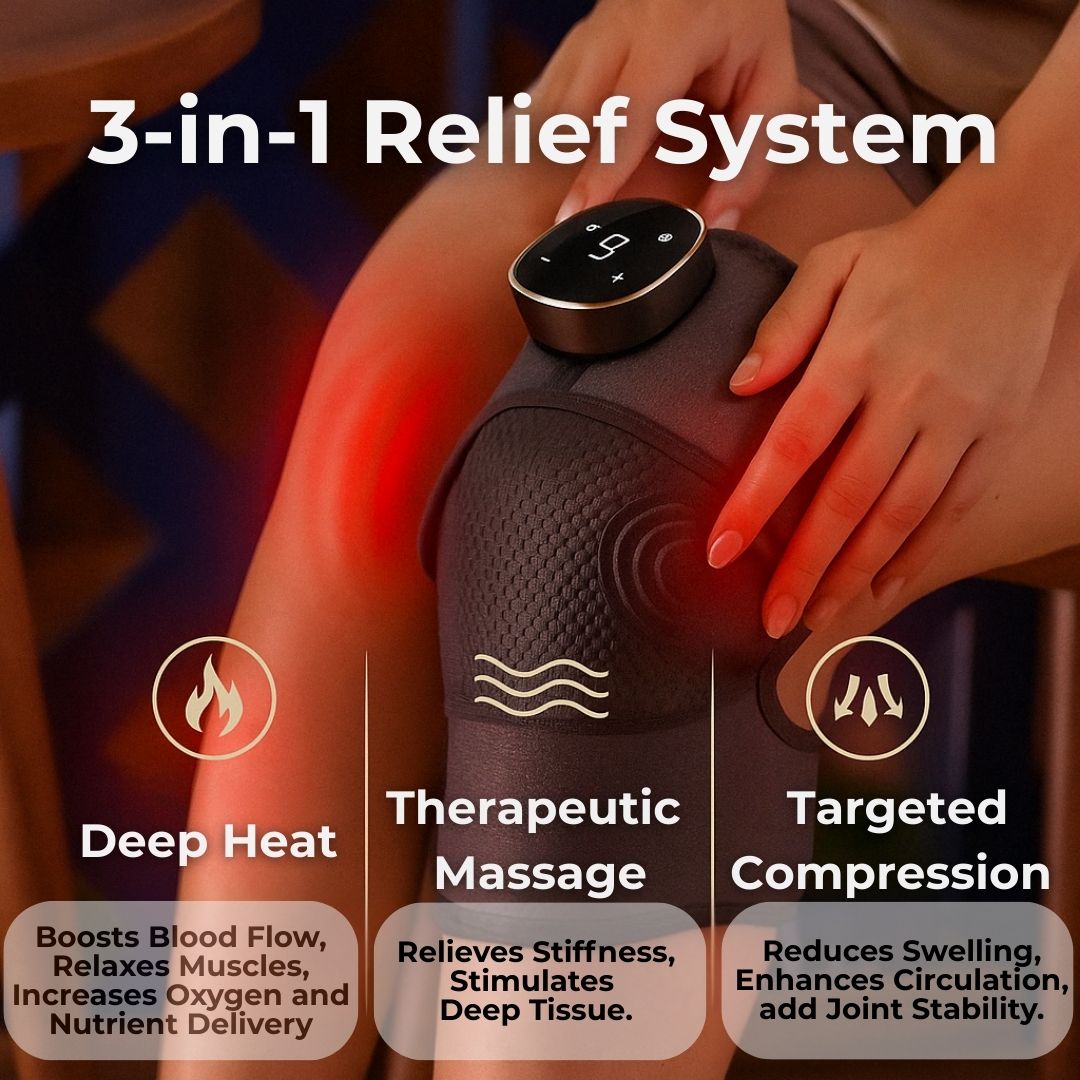 Tri-Active Knee Massager